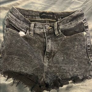 Kendall & Kylie Charcoal Jean Shorts